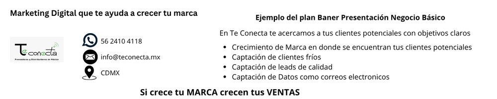 Baner Presentación Negocio básico Teconecta Uber 1000x200